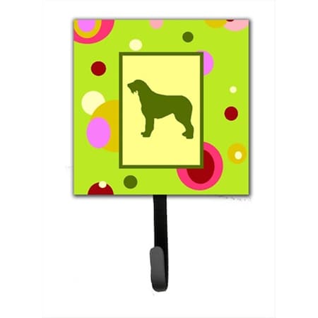 Jensendistributionservices 4.25 x 6 in. Irish Wolfhound Leash Or Key Hook MI1656079